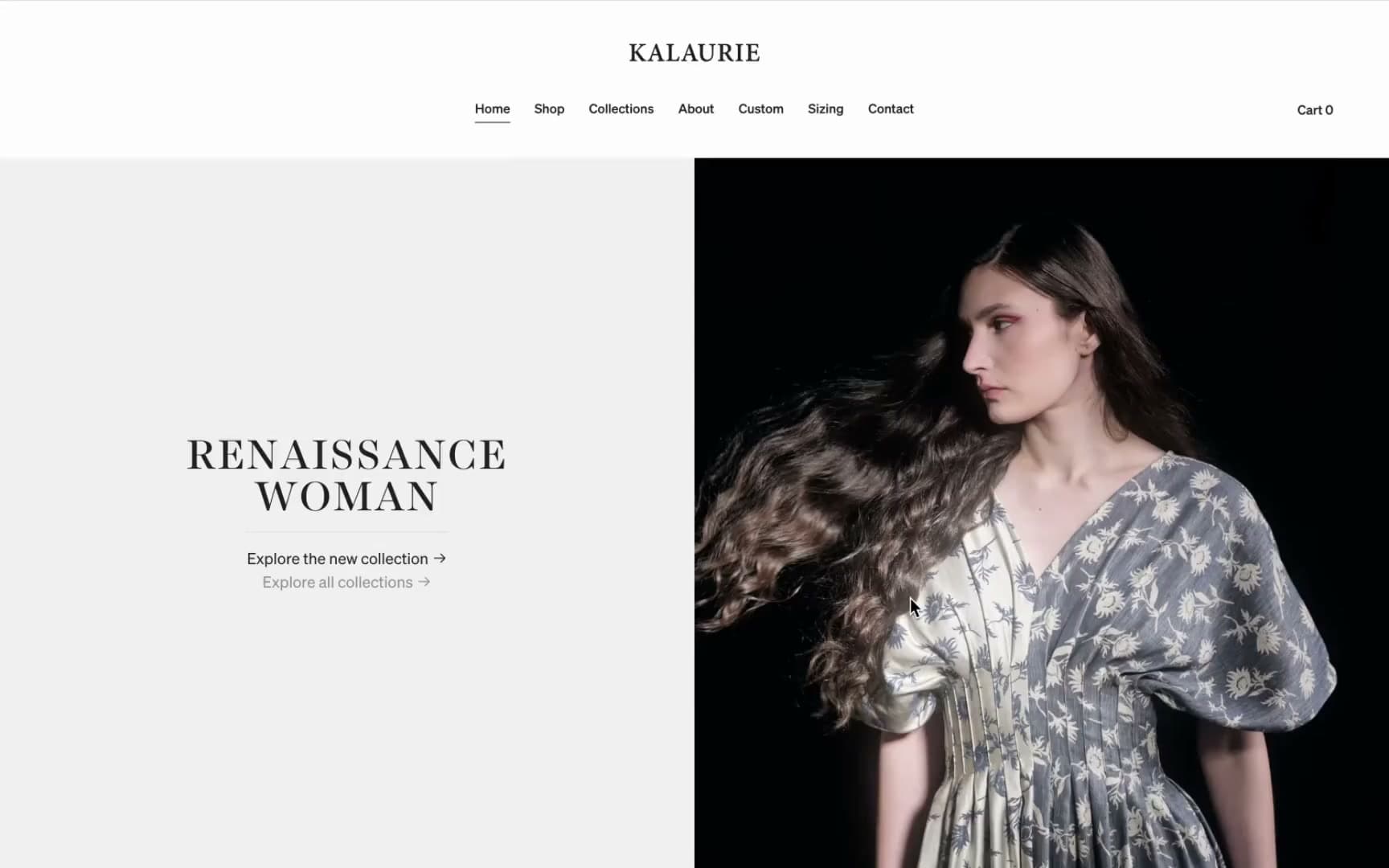 Kalaurie website overview